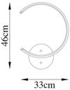 cumpără Candelabru de perete Trendy Lampa de perete Luna-13328 în Chișinău 