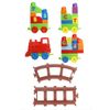 cumpără Set de construcție Play Toys 2397 Tren, 77 piese în Chișinău 