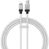 cumpără Cablu telefon mobil Baseus CAKW000402 CoolPlay Series USB-A to Lightning 2.4A 12W 1m, White în Chișinău 