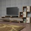 cumpără Comodă TV Trendy Flora S, Nuc, Crem 205x50x36cm în Chișinău 