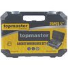 купить Набор ручных инструментов Topmaster 339106 торцевые ключи 1/4" 25шт. в Кишинёве 