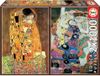 купить Головоломка Educa 18488 2x1000 The Kiss + The Virgin, Gustav Klimt в Кишинёве 