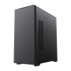 Case ATX GAMEMAX QUEST, w/o PSU, 0.6mm, 1x120mm fan, Tempered Glas, USB3.0, Type-C, Black 