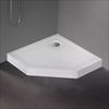 купить Душевой поддон New Trendy Mild Stone Pentagonal,white 90x90x11,5 B-0519 в Кишинёве 