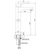 cumpără Baterie lavoar Creavit Sharp Lavoar Black Long SR6500S în Chișinău 