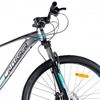 cumpără Bicicletă Crosser QUICK 29" 17.5 21S Shimano+Logan Hidraulic Grey/Blue în Chișinău 