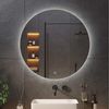 купить Зеркало для ванной Bayro Moon круглое 700x700 LED touch нейтральный в Кишинёве 
