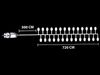 Luminite de Craciun "Dense" 720LED alb-cald, 7.2m fir transparent