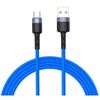 купить Кабель для моб. устройства Tellur TLL155344 Cable USB - Type-C, cu LED, 3A, 1.2m, Blue в Кишинёве 