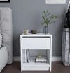 купить Тумбочка Trendy Sheridan, Alb, 45x53x36cm в Кишинёве 