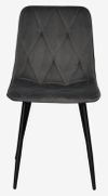 купить Комплект стол и стулья Evelin di Costacurta стол DT-402-6B + 4 стула YTC-080B, BLU-14 Dark grey в Кишинёве 