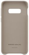 купить Чехол для смартфона Samsung EF-VG970 Leather Cover S10e Gray в Кишинёве 