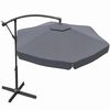 купить Зонт садовый Jumi OM-967854 Umbrelă de gradină XXL pe stalp, 350cm, Antracit в Кишинёве 
