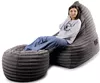 купить Кресло-мешок Because Soft Dark + Pouf (140x140x100cm) в Кишинёве 
