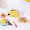 купить Игрушечная кухня и посуда ToyMall 6251 Set toaster din lemn в Кишинёве 