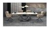 купить Стол Halmar FERNANDO marmura bej/negru (92700560) в Кишинёве 