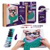 cumpără Set de creație Okto 30011 3D Pictură pe numere cu plastilină ușoară 30×40сm, Corgi stilat în Chișinău 