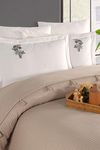 купить Домашний текстиль Promstore 57065.2 Lenjerie de pat 2pers NewHome Pike Caphichino cu broderie в Кишинёве 