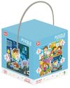 cumpără Puzzle Dodo 300130 Puzzle 4 în 1 Ziua mea, 72 elem. în Chișinău 