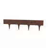 купить Декор для сада Hydro S Gard decorativ plastic Ratan, H=95mm, L=2.38m, Maro (0640396) в Кишинёве 