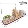 купить CubicFun пазл 3D City Line Barcelona в Кишинёве 