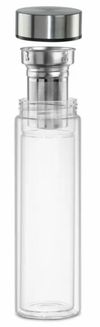 купить Бутылочка для воды Xavax 181598 Glass Bottle for Carbonated & Hot/Cold with Protective Sleeve 450ml в Кишинёве 