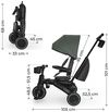 купить Велосипед-коляска KinderKraft KRJAZZ03GRE0000 Jazz 3 Green в Кишинёве 