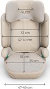 купить Автокресло KinderKraft KCXPPR02BEG0000 Xpand 2 PRO i-Size 100-150cm Beige в Кишинёве 