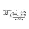 cumpără Cadă de baie Alcaplast A532-DN50 1 1/2" 50 Сниженный гидрозатвор în Chișinău 