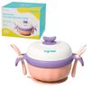 купить Посуда для кормления U-Grow UG-235PP Bol termic cu linguriță și furculiță, mov в Кишинёве 