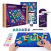 купить Набор для творчества Okto 10050 Tablou 3D cu plastilină aerată Air Clay 30x40сm: FUN в Кишинёве 