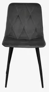 купить Комплект стол и стулья Evelin di Costacurta cтол DT-404-6B + 3 стула YTC-080B Bluvel-14 (Dark grey) в Кишинёве 