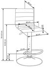 cumpără Scaun de bar Halmar H-21 hoker czarny în Chișinău 