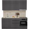 cumpără Mobilă pentru bucatarie ArtFlame GOLA Storm Grey (2 m.l.) în Chișinău 