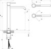 купить Смеситель для умывальника Ravak Baterie Espirit lavoar inalt 340mm graphite ES 015.20GB (X070311) в Кишинёве 