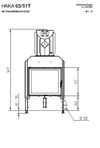 Каминная топка HOXTER HAKA 63/51Т