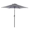 cumpără Umbrelă de gradină Hydro S 0431001, pe picior, Gri în Chișinău 