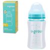 купить Поильник U-Grow UG0-05BS180 Biberon din sticlă, 180 ml, cu 2 tetine suplimentare в Кишинёве 