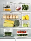 cumpără Container alimentare Vacane 6532 Pentru păstrare și scurgere fructe,legume în frigider M în Chișinău 