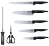 cumpără Set cuțite Samura MOJO set 6 cutite, 1 foarfeca, 1 musat, 1 suport (SMJ-0280B) în Chișinău 