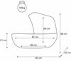 купить Детская коляска Kunert Carucior 2in1 Mata Graphite 07C в Кишинёве 