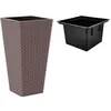 купить Цветочный горшок Form Plastic 3910-051 Rattana Slim 75 cm, mocha в Кишинёве 