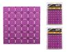 Set covoras pentru baie 5 buc 13X13cm MSV "Patrate" violet, cauciuc