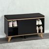 cumpără Raft pentru încălțăminte Kesper 15943 Dulap pantofi negru PAL 77x30x48cm în Chișinău 