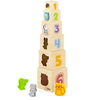 Деревянные кубики-пирамидка “Играй и учи” VIGA 