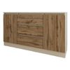 cumpără Comodă Smartex (16193) Т4 100cm Ivory+Stejar Inchis în Chișinău 