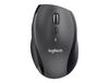 Wireless Mouse Logitech M705, Laser 1000 dpi, 7 buttons, Ergonomic, 2xAA, Black 