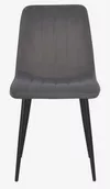 купить Комплект стол и стулья Evelin di Costacurta cтол DT-404-6B + 3 стула YTC-078B Bluvel-14 (Dark grey) в Кишинёве 