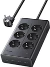 cumpără Filtru electric Ugreen 75141 20W 6-Outlet Power Strip | S622, Black în Chișinău 