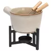 купить Посуда прочая Excellent Houseware 55065 Set fondue-canacu suport si 2 furculite, portelan в Кишинёве 